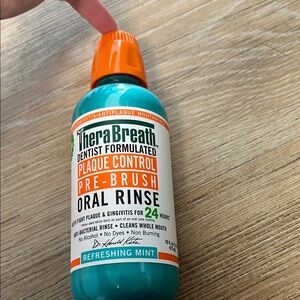 Plaque Control Pre-Brush Oral Rinse - Orange and Green